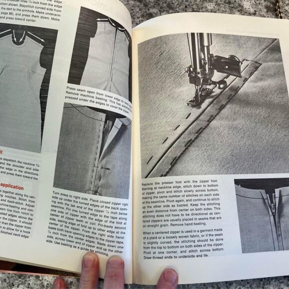 Vintage 1972 Simplicity Sewing Book-Revised Plus Tailoring, Crochet, Embroidery - Picture 5 of 8